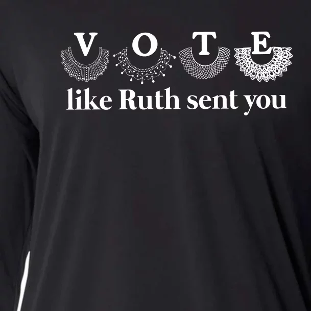 Vote Like Ruth Sent You Cooling Performance Long Sleeve Crew