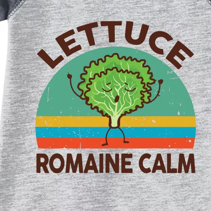 Vegan Lettuce Romaine Calm Vegetarian Gift Funny Infant Baby Jersey Bodysuit