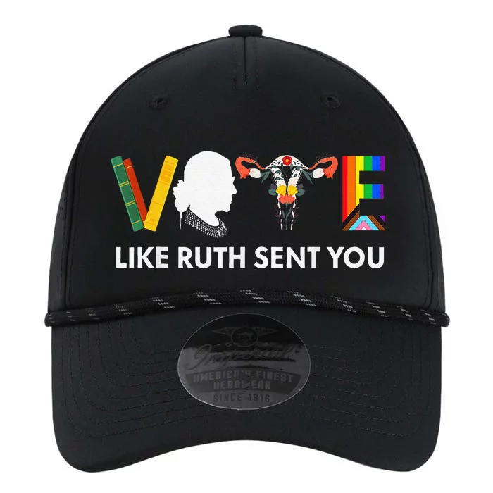 Vote Like Ruth Sent You Uterus Feminist Lgbt Rights Performance The Dyno Cap