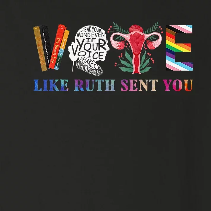 Vote Like Ruth Sent You Gift Toddler Long Sleeve Shirt