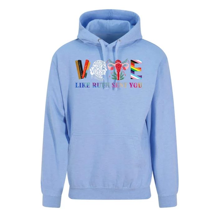 Vote Like Ruth Sent You Gift Unisex Surf Hoodie