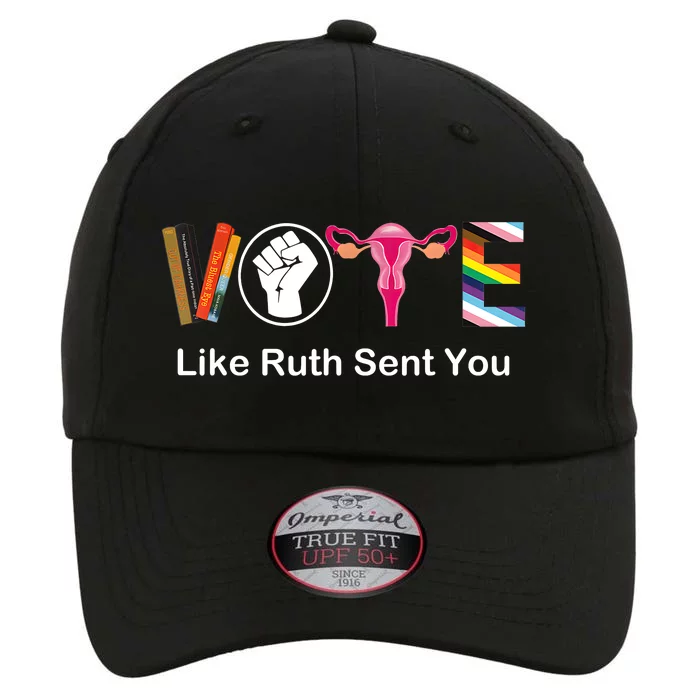 Vote Like Ruth Sent You Uterus Feminist Lgbt Apparel The Original Performance Cap