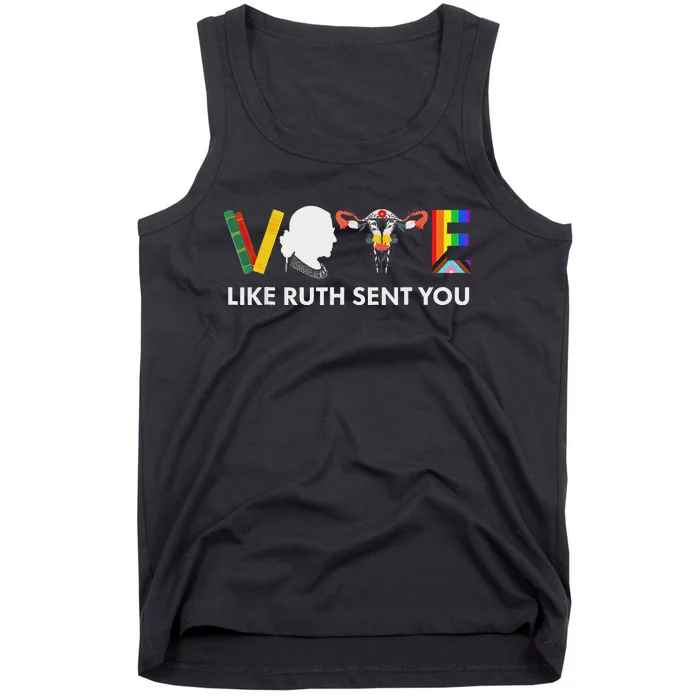 Vote Like Ruth Sent You Feminist Pride Tank Top