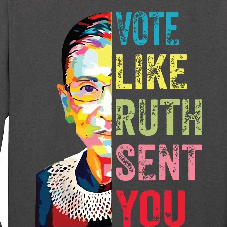 Vote Like Ruth Sent You Tall Long Sleeve T-Shirt