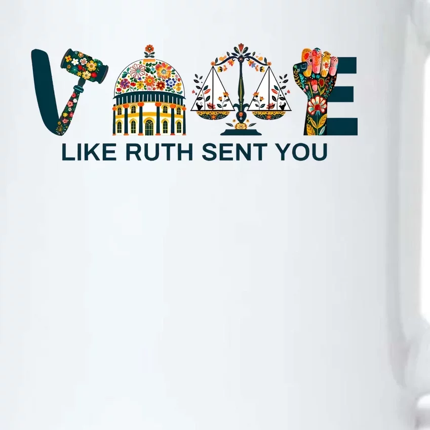 Vote Like Ruth Sent You Feminist Rbg Ruth Bader Ginsburg Black Color Changing Mug