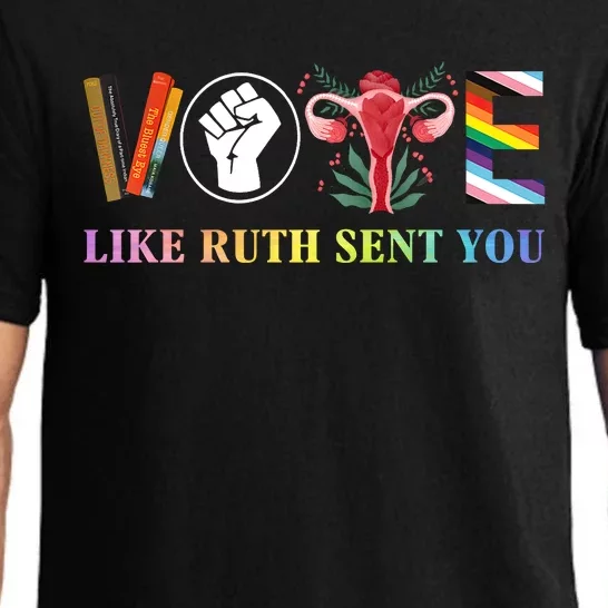 Vote Like Ruth Sent You Feminist Rbg Ruth Bader Ginsburg Pajama Set