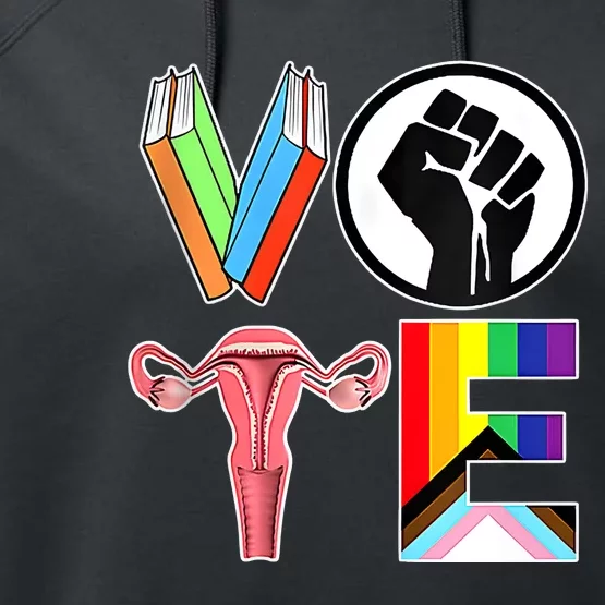 Vote Like Ruth Sent You Vote Like Ruth Sent You Feminist Rbg Ruth Bader Ginsburg Performance Fleece Hoodie