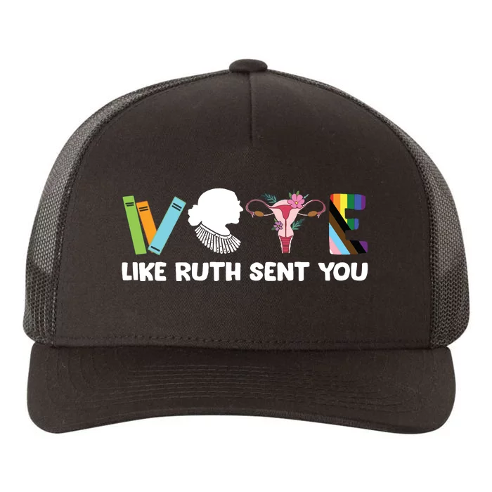 Vote Like Ruth Sent You Election 2024 Yupoong Adult 5-Panel Trucker Hat