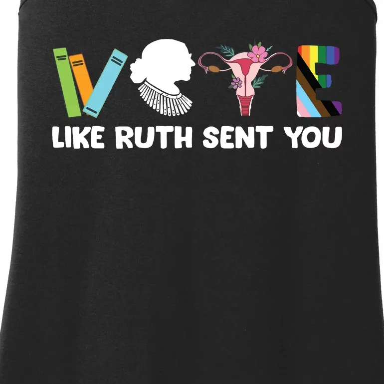 Vote Like Ruth Sent You Election 2024 Ladies Essential Tank