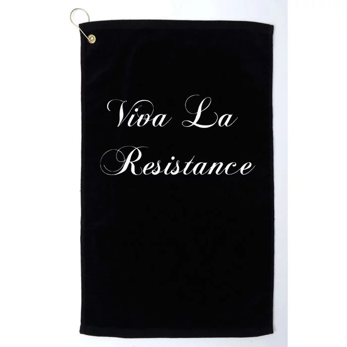 Viva La Resistance French Resist Anti Trump Platinum Collection Golf Towel