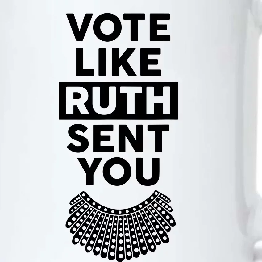 Vote Like Ruth Sent You Feminist Gift Black Color Changing Mug