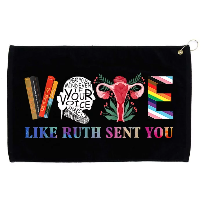 Vote Like Ruth Sent You Grommeted Golf Towel