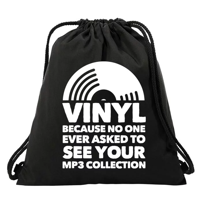 Vinyl Lp Record Vinyl Disc Drawstring Bag