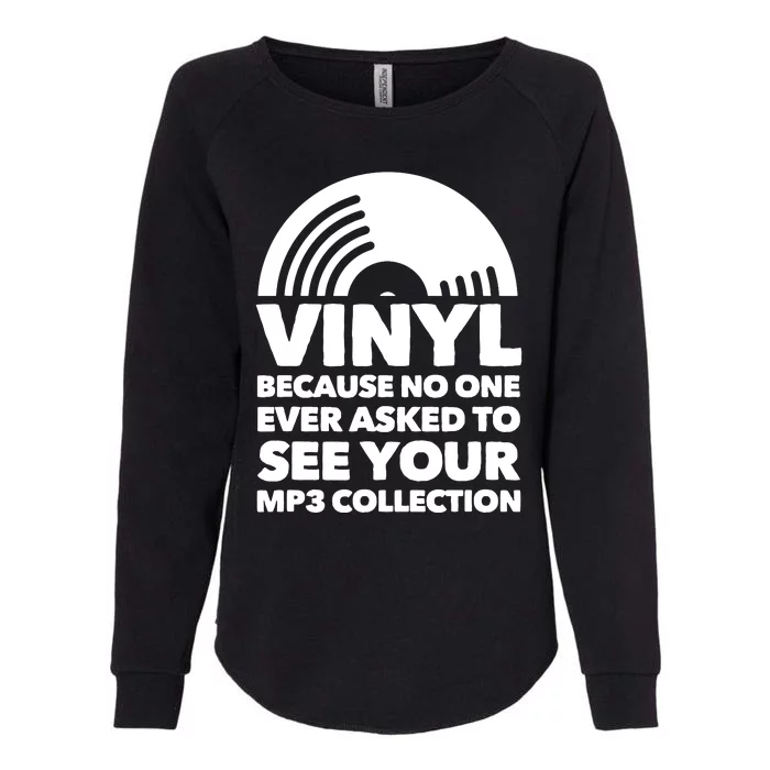 Vinyl Lp Record Vinyl Disc Womens California Wash Sweatshirt