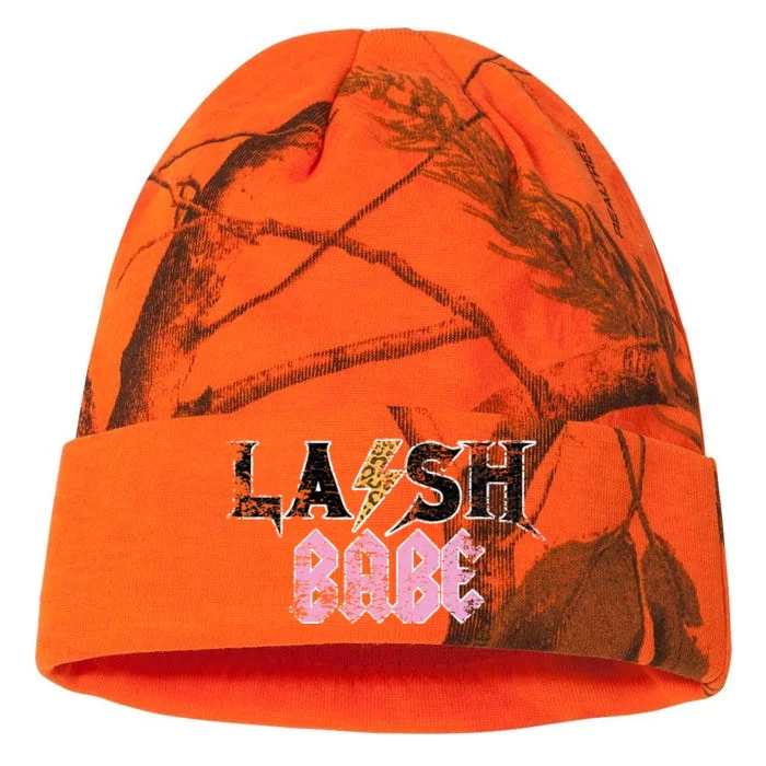 Vintage Leopard Skin Lash Babe Lash Artist Eyelash Lash Tech Kati - 12in Camo Beanie