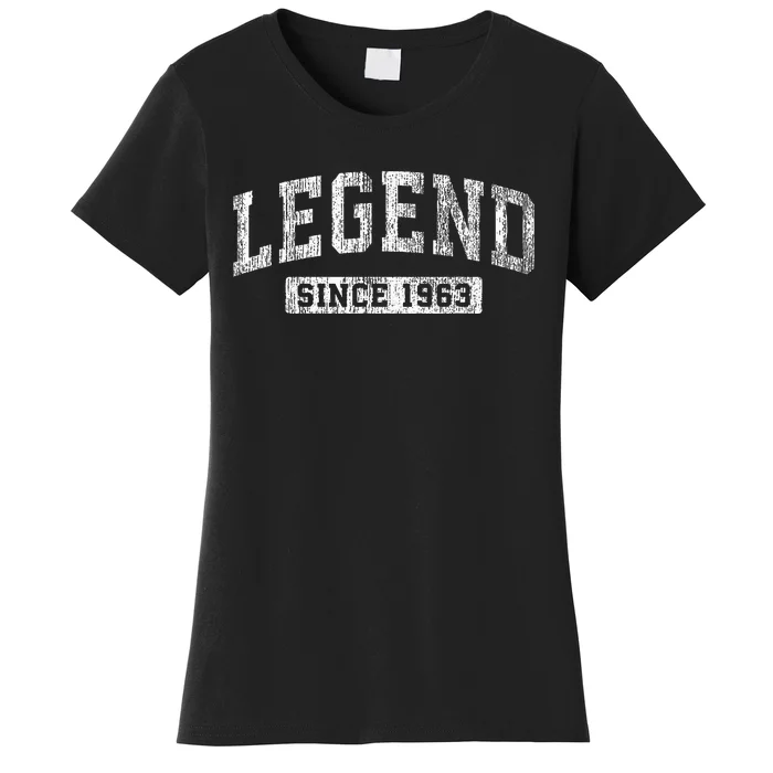 Vintage Legend Since 1963 Birthday Sports Design Women's T-Shirt