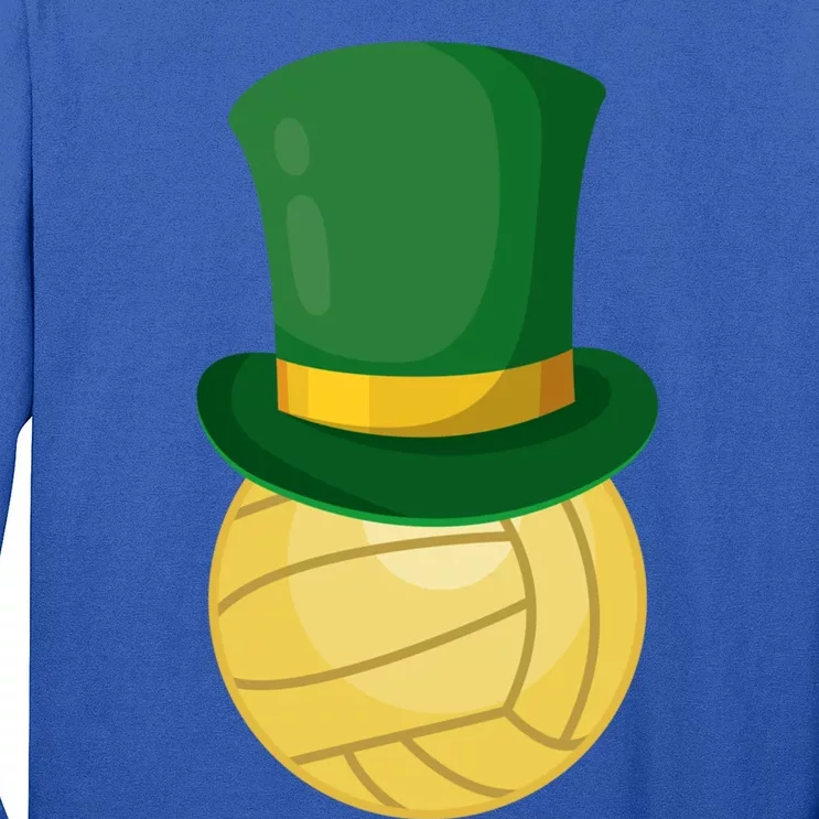 Volleyball Leprechaun St Patrick's Day Sport Funny Gift Long Sleeve Shirt