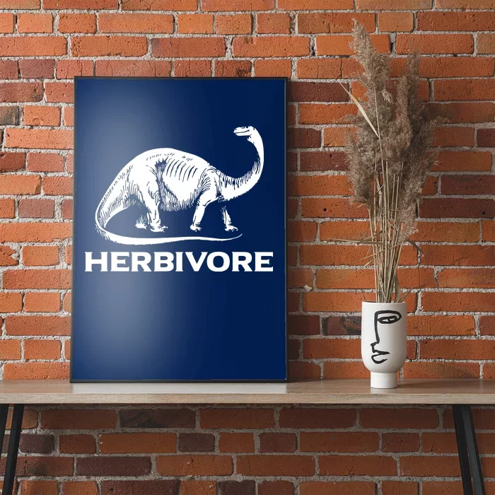 Vegetarian Life Style Herbivore Dinosaur Vegans Poster