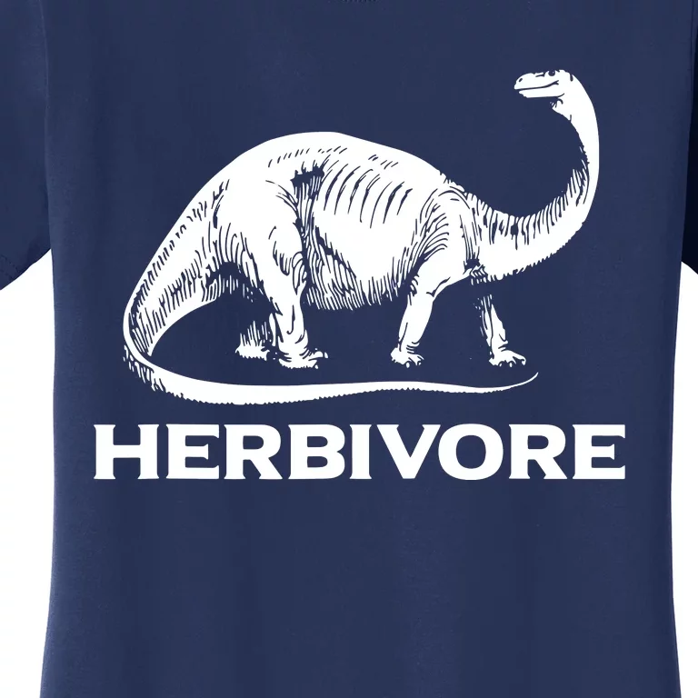 Vegetarian Life Style Herbivore Dinosaur Vegans Women's T-Shirt