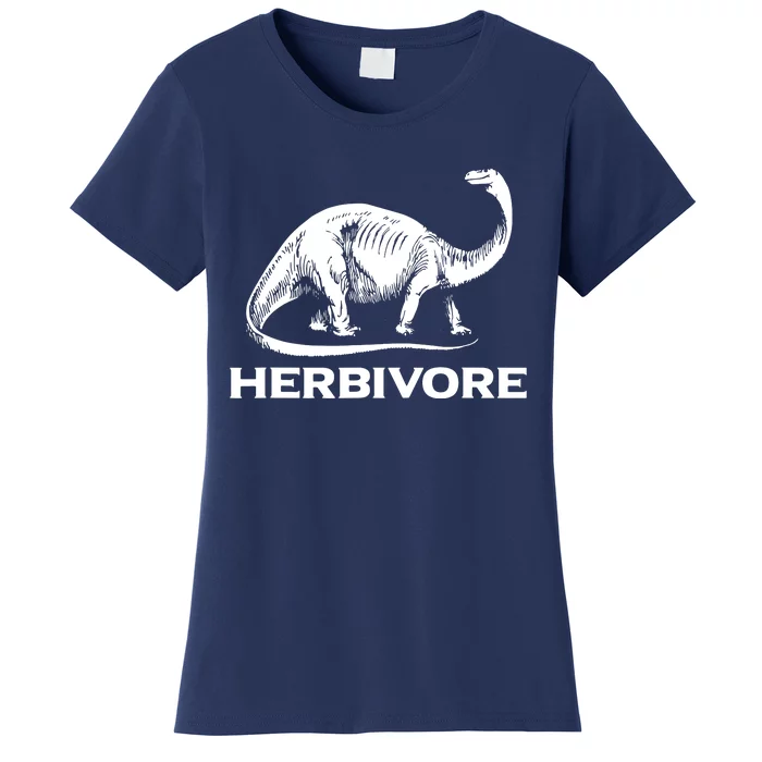 Vegetarian Life Style Herbivore Dinosaur Vegans Women's T-Shirt