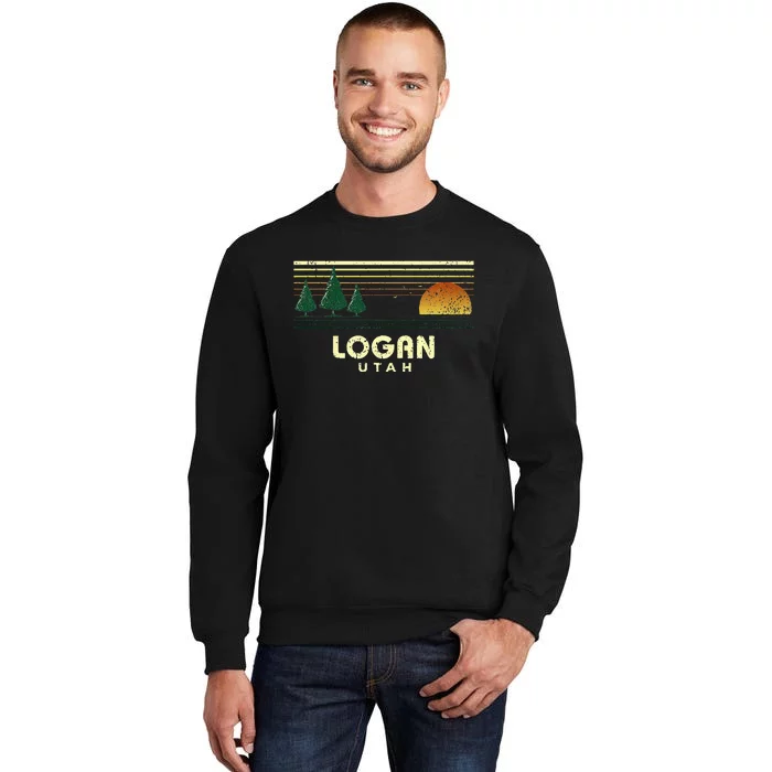 Vintage Logan Sunset Utah Souvenir Tall Sweatshirt