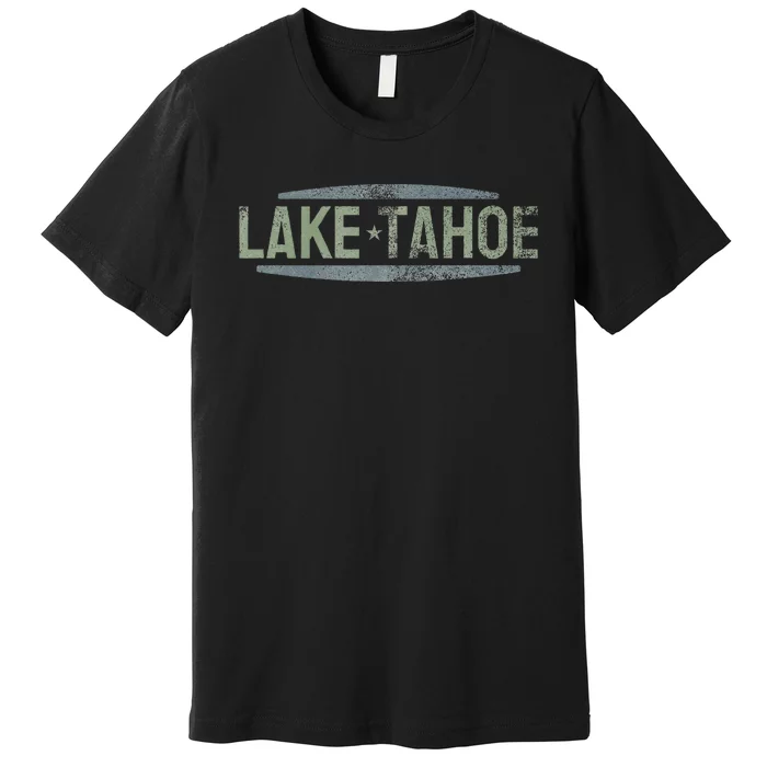 Vintage Lake Tahoe Distressed Premium T-Shirt