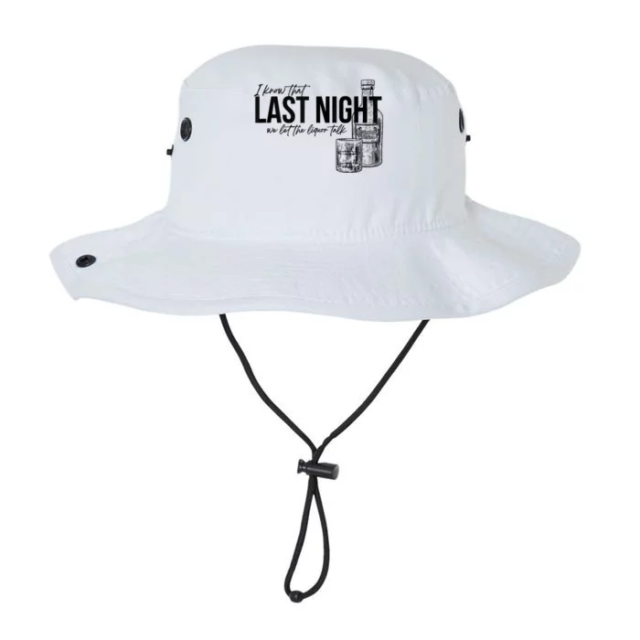 Vintage Last The Liquor Talk We Let At Night Western Country Legacy Cool Fit Booney Bucket Hat