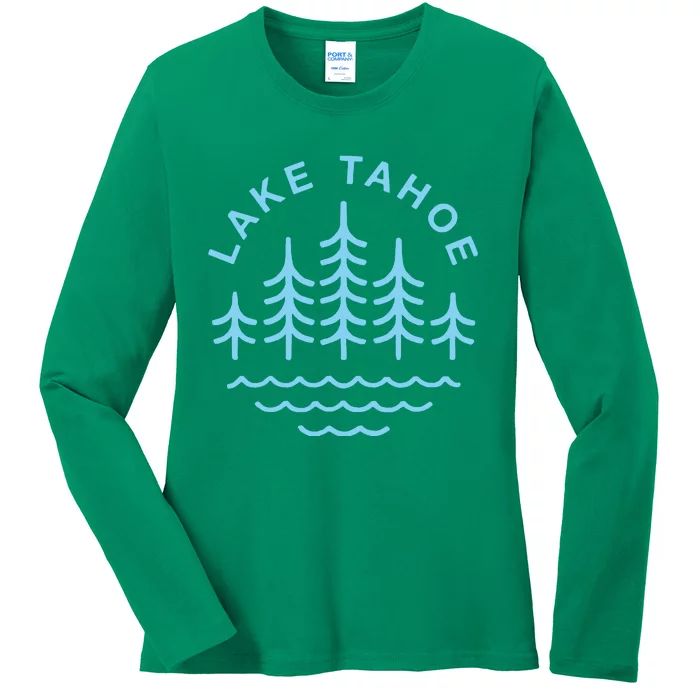 Vintage Lake Tahoe Ladies Long Sleeve Shirt