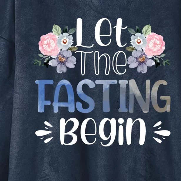 Vwol Let The Fasting Begin Gift Hooded Wearable Blanket