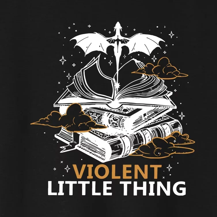 Violent Little Thing Fourth Wing Women's Crop Top Tee