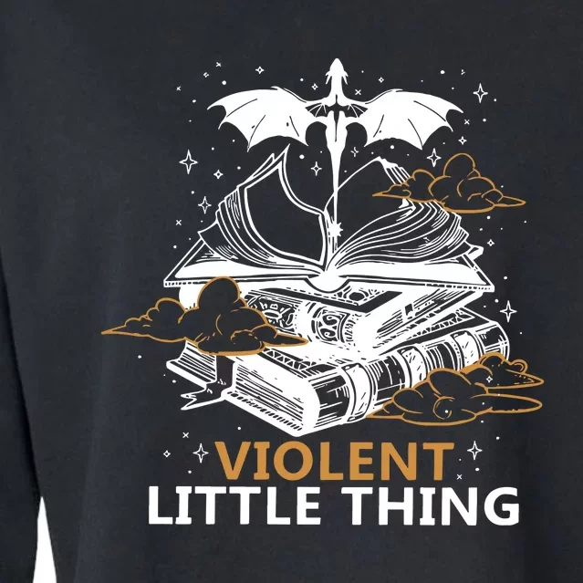 Violent Little Thing Fourth Wing Cropped Pullover Crew