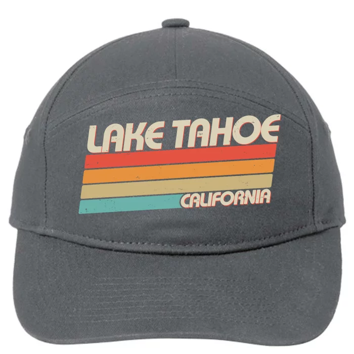 Vintage Lake Tahoe California Logo 7-Panel Snapback Hat