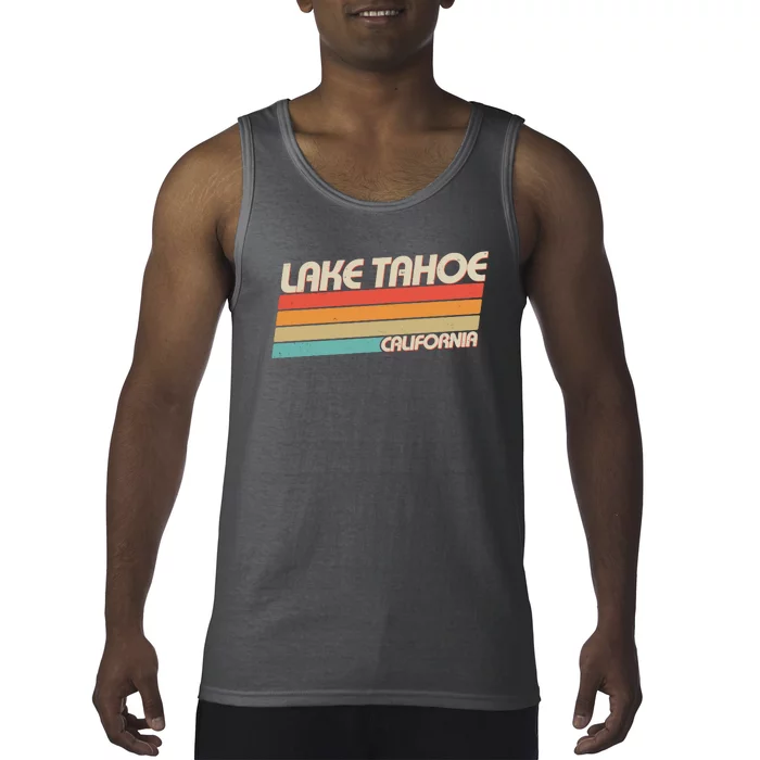 Vintage Lake Tahoe California Logo Tank Top