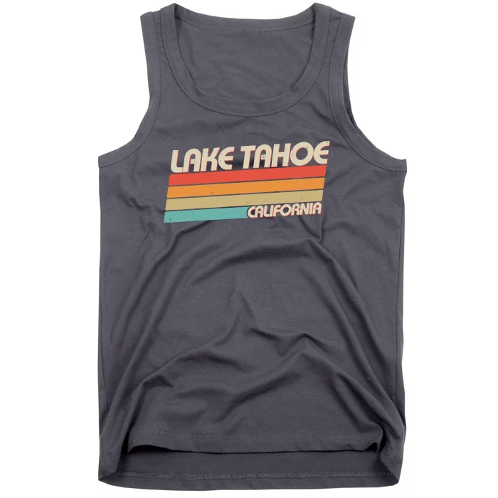 Vintage Lake Tahoe California Logo Tank Top