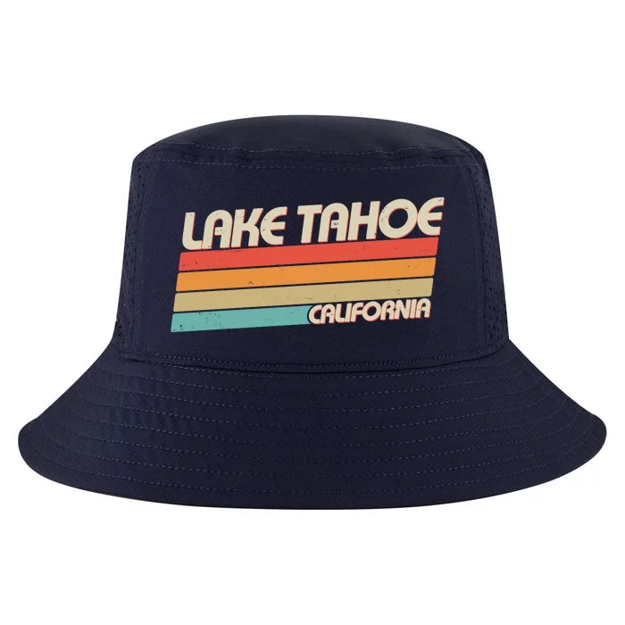 Vintage Lake Tahoe California Logo Cool Comfort Performance Bucket Hat