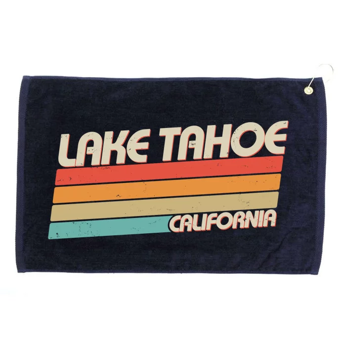 Vintage Lake Tahoe California Logo Grommeted Golf Towel