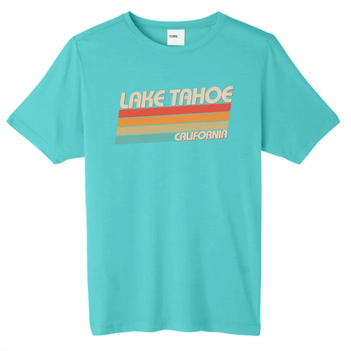 Vintage Lake Tahoe California Logo ChromaSoft Performance T-Shirt