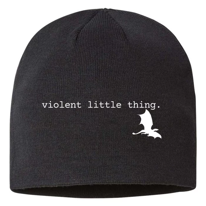 Violent Little Thing Fourth Wing Dark Academia 8 1/2in Sustainable Knit Beanie