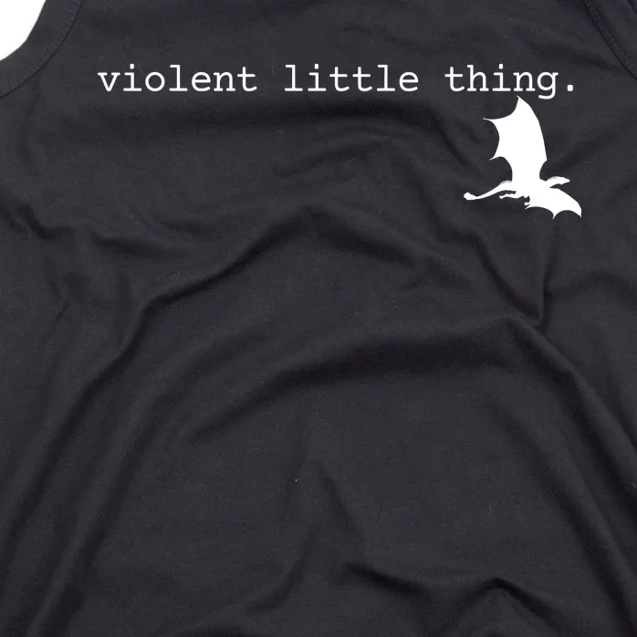 Violent Little Thing Fourth Wing Dark Academia Tank Top