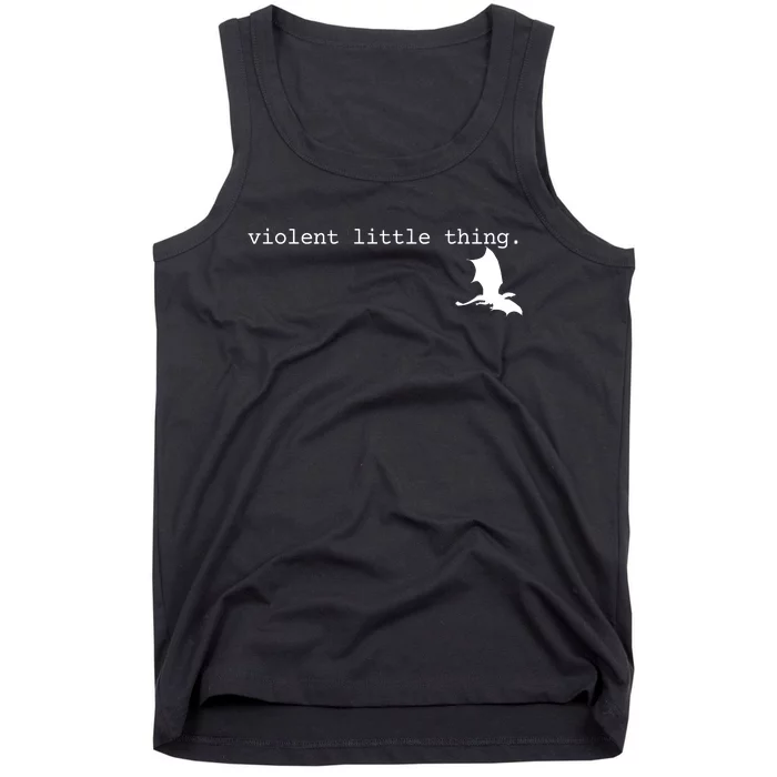 Violent Little Thing Fourth Wing Dark Academia Tank Top