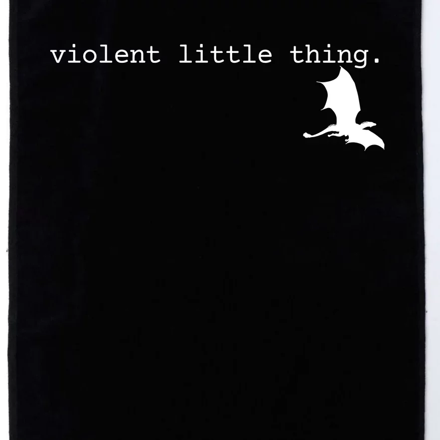 Violent Little Thing Fourth Wing Dark Academia Platinum Collection Golf Towel