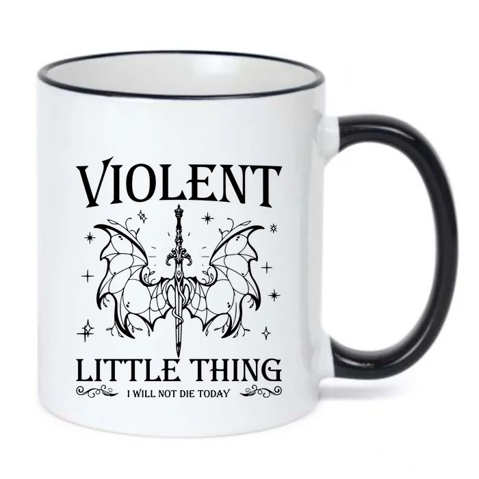 Violent Little Thing Fourth Wing Black Color Changing Mug