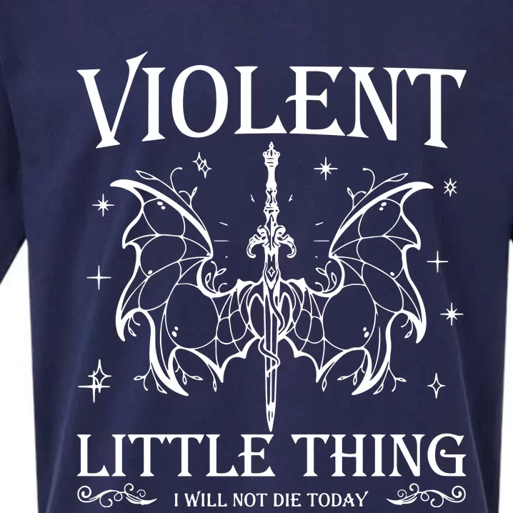 Violent Little Thing Fourth Wing Sueded Cloud Jersey T-Shirt