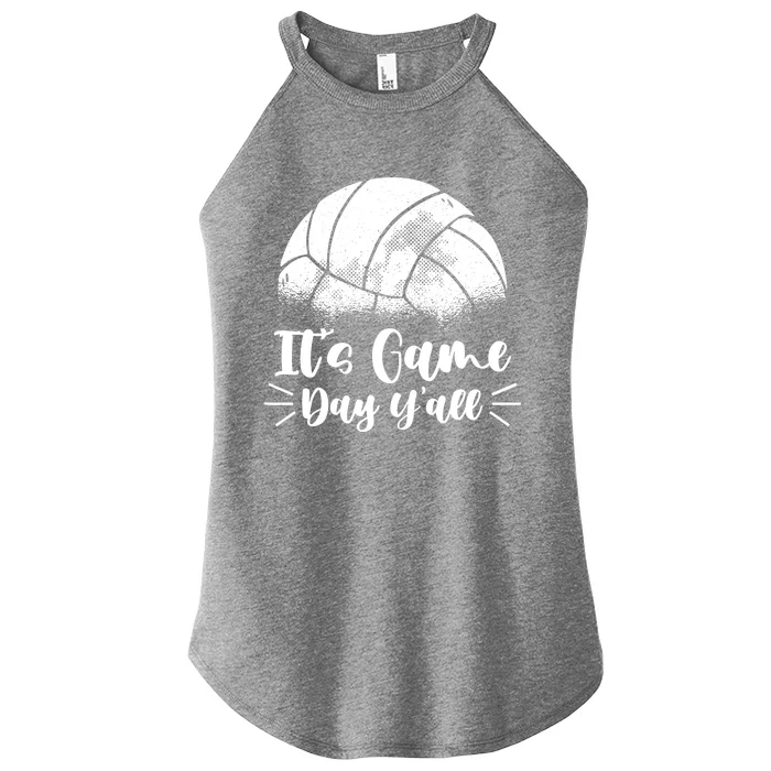 Volleyball Lover | Team Sport | It's Game Day Y'all Women’s Perfect Tri Rocker Tank