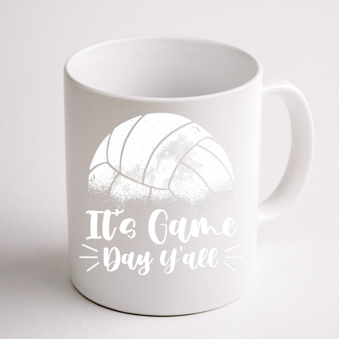 Volleyball Lover | Team Sport | It's Game Day Y'all Front & Back Coffee Mug