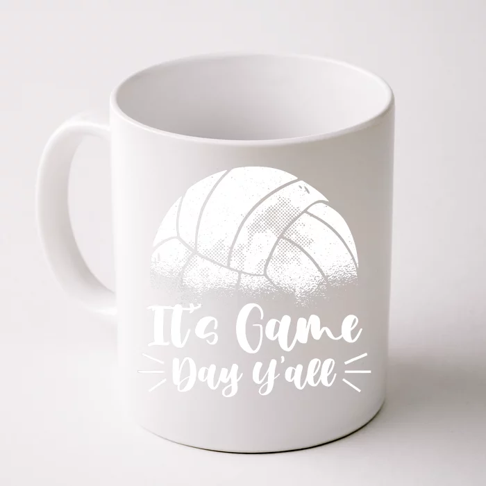 Volleyball Lover | Team Sport | It's Game Day Y'all Front & Back Coffee Mug