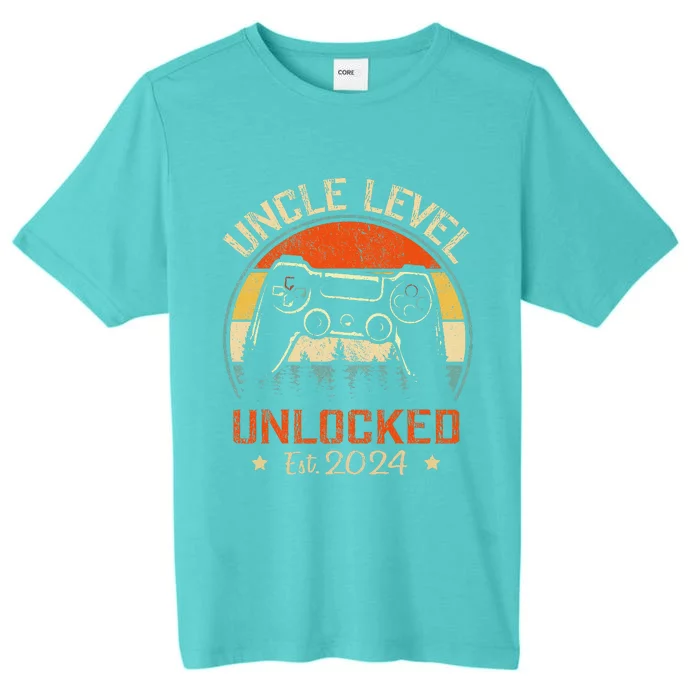 Vintage Leveled Up To Uncle  Uncle Level Unlocked Est. 2024 ChromaSoft Performance T-Shirt