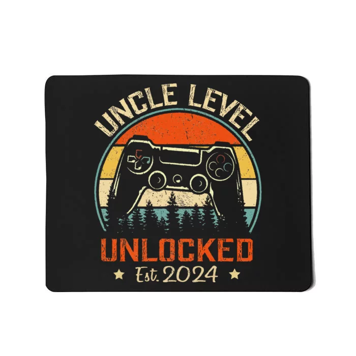 Vintage Leveled Up To Uncle Uncle Level Unlocked Est. 2024 Mousepad