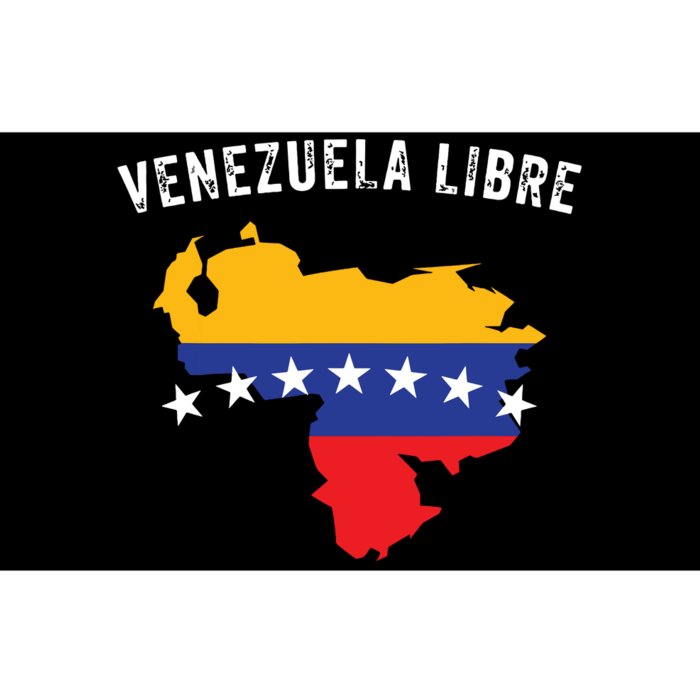 Venezuela Libre Venezuela Map 7 Stars Flag Family Souvenir Bumper Sticker