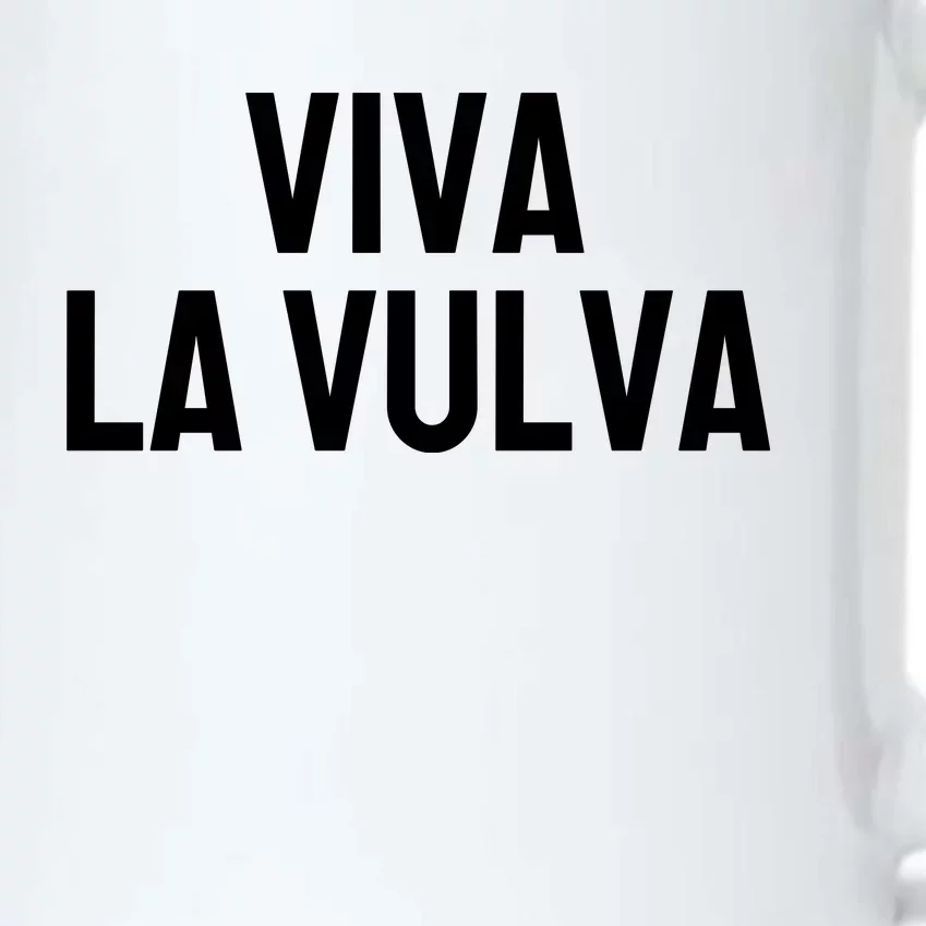 Viva La Vulva Black Color Changing Mug